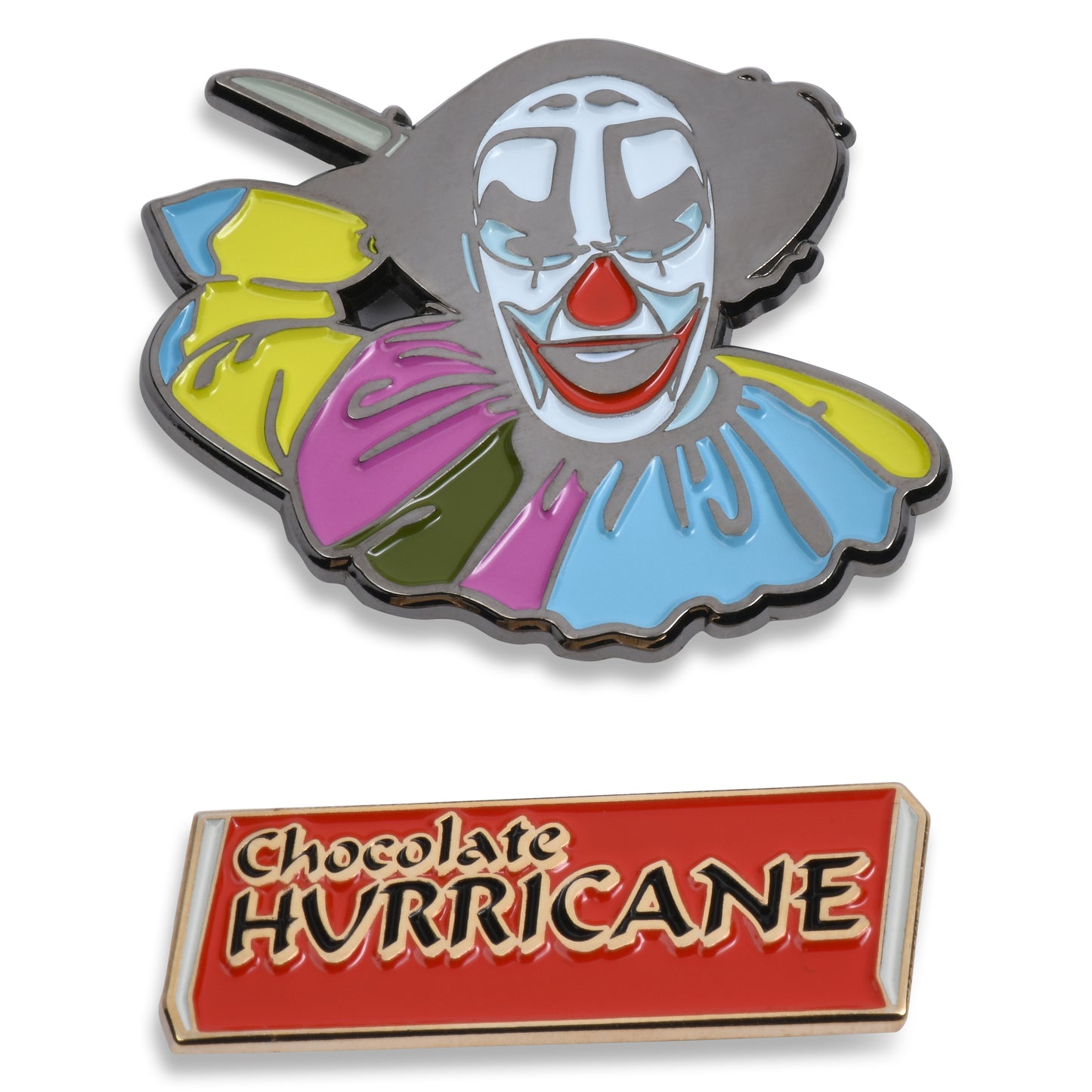 Evil Clown from Xander's 6th Birthday Party & Chocolate Hurricane Bar - Twin Pack