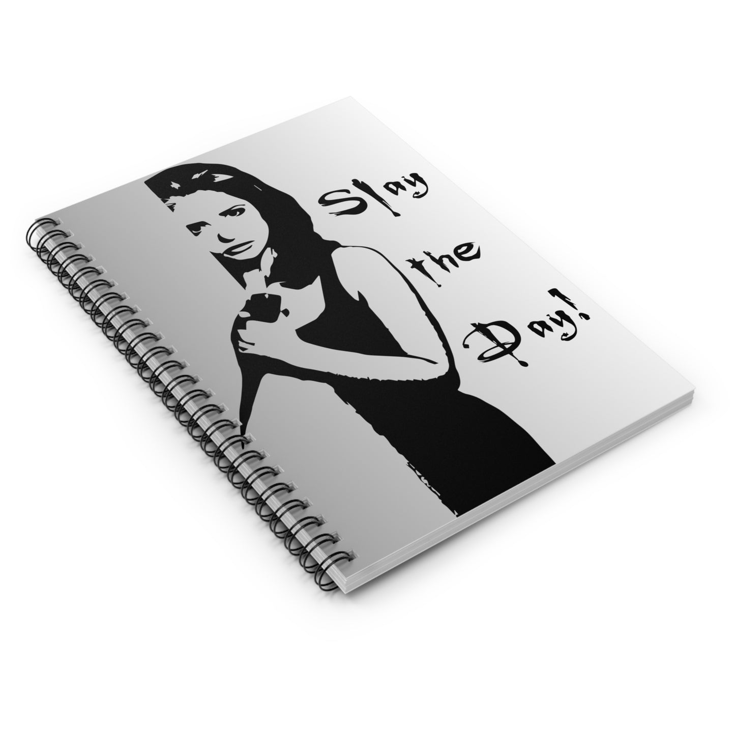 Buffy Inspired "Slay The Day" Spiral Notebook – Ruled Journal