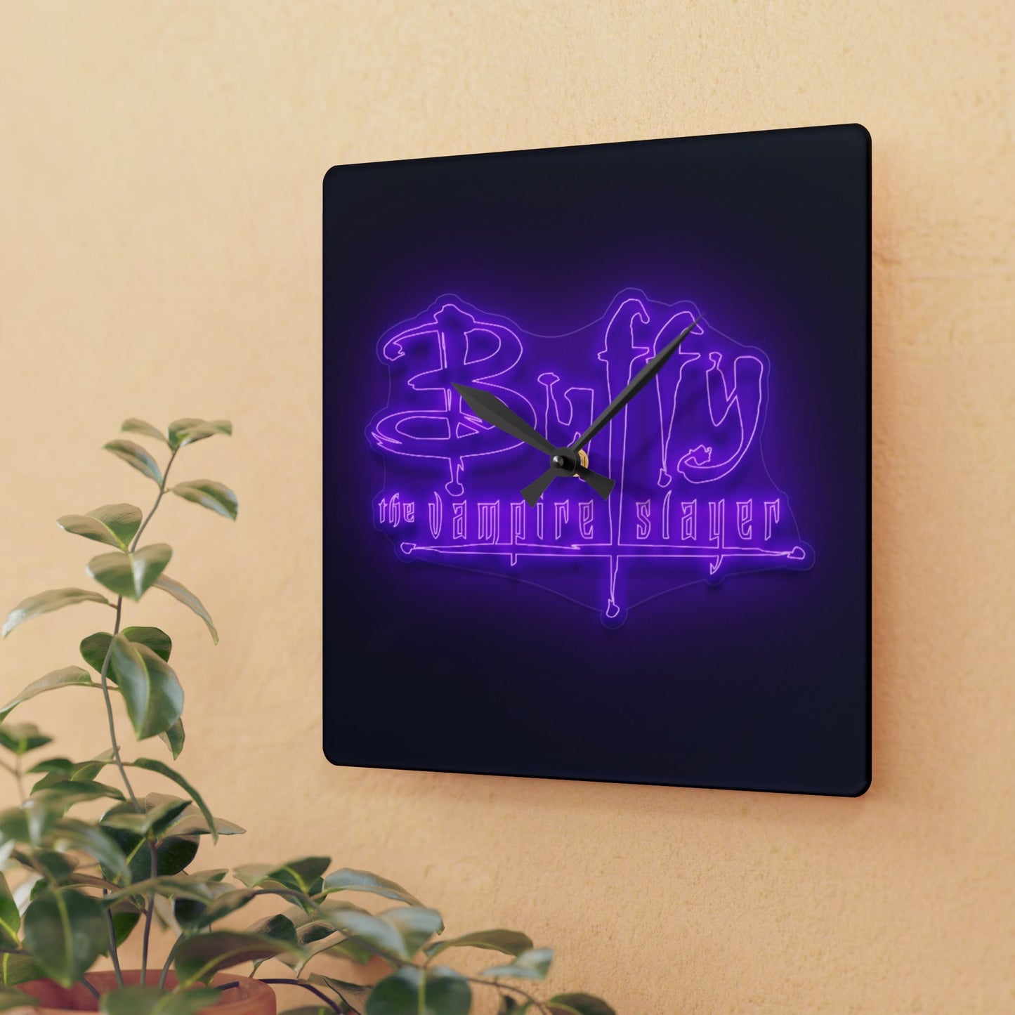 Buffy The Vampire Slayer Acrylic Wall Clock