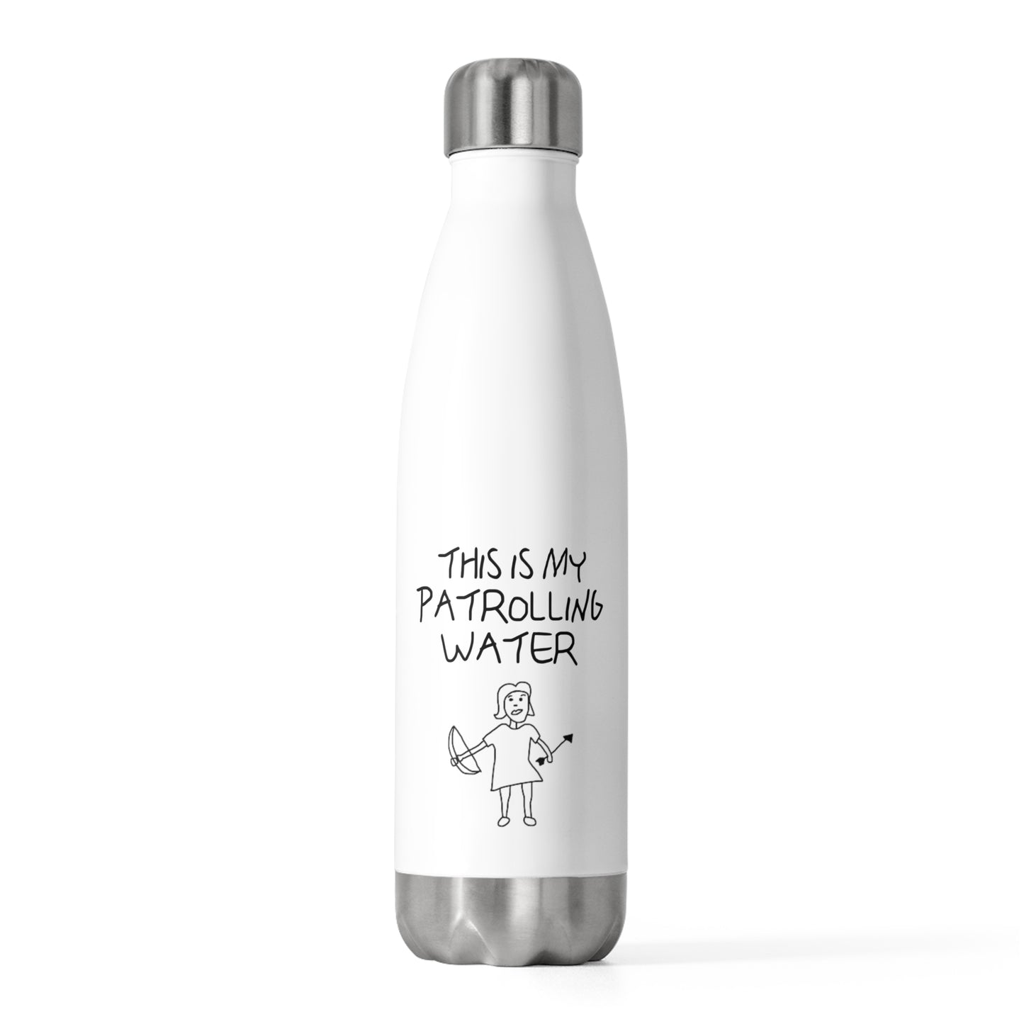 Buffy Inspired "This Is My Patrolling Water" 20oz Insulated Bottle – Eco-Friendly Stainless Steel