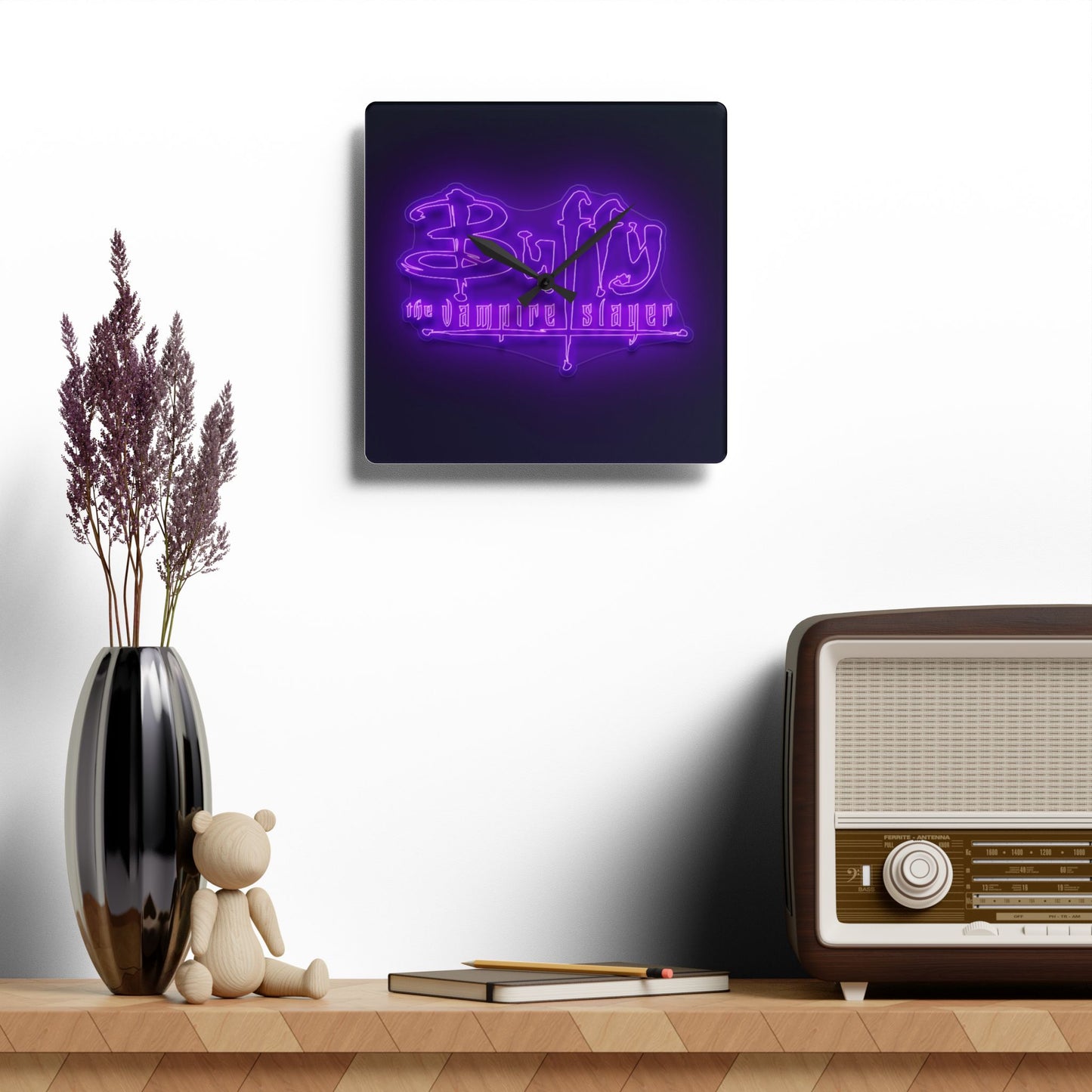 Buffy The Vampire Slayer Acrylic Wall Clock