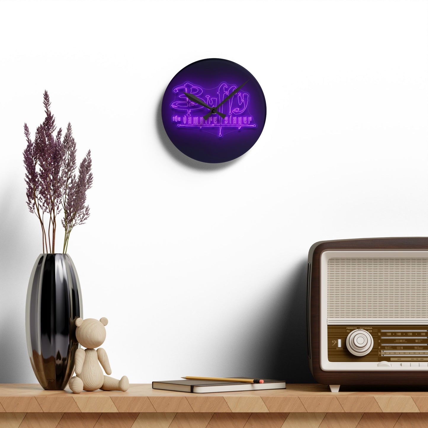 Buffy The Vampire Slayer Acrylic Wall Clock