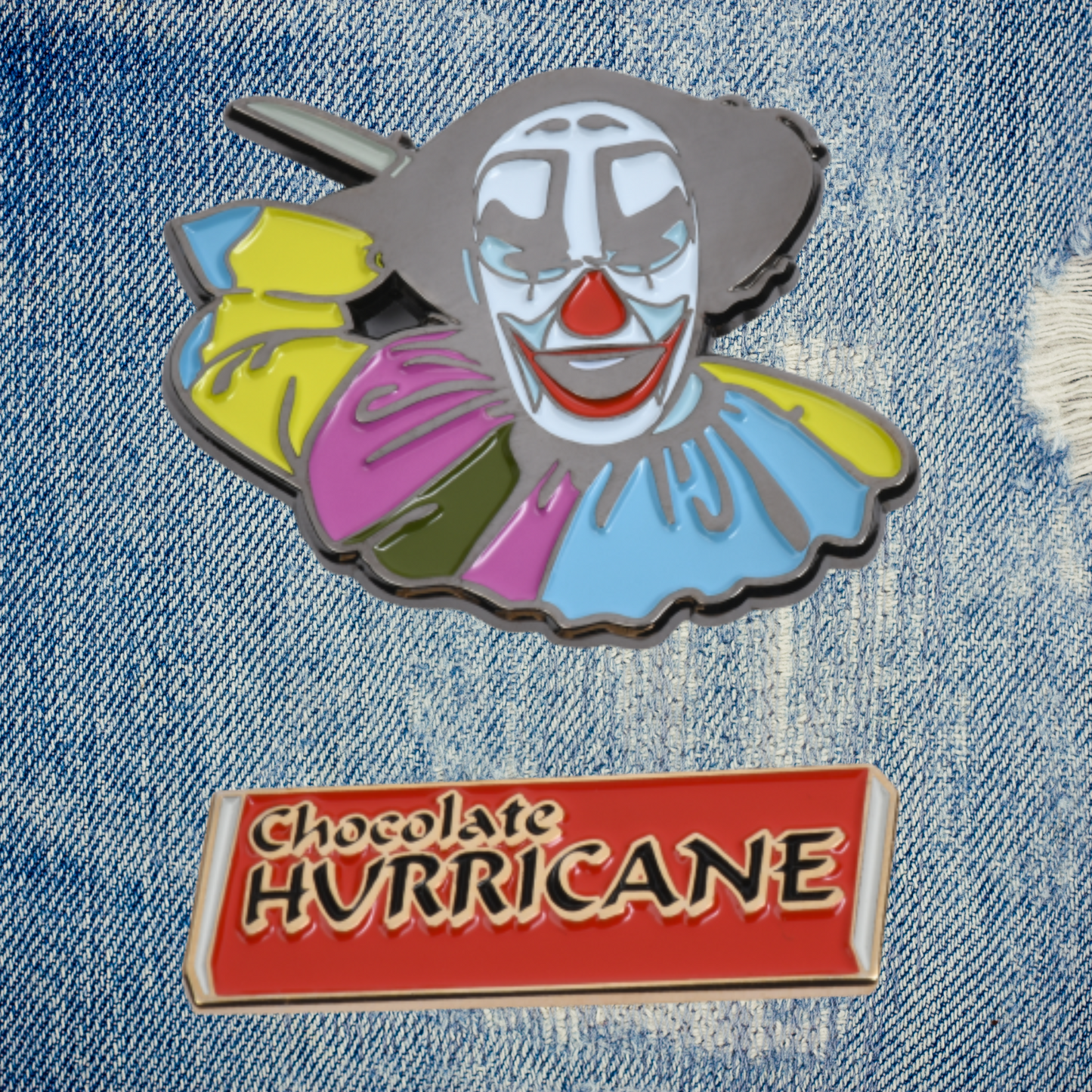 Evil Clown from Xander's 6th Birthday Party & Chocolate Hurricane Bar - Twin Pack