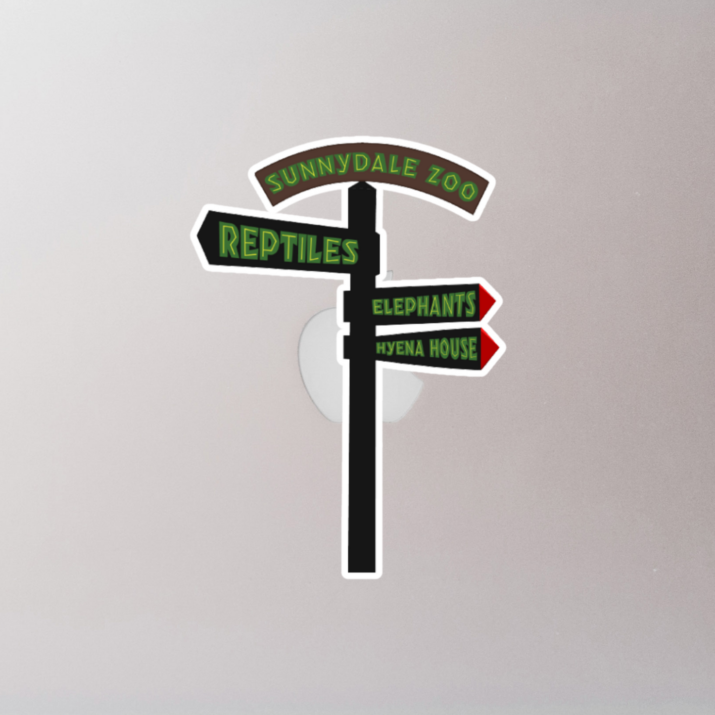 Sunnydale Zoo Signpost
