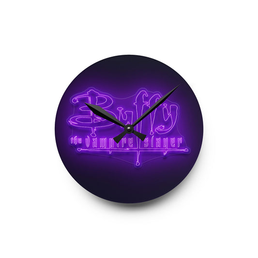 Buffy The Vampire Slayer Acrylic Wall Clock