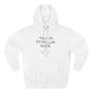 Buffy Inspired "This Is My Patrolling Hoodie" – Premium Three-Panel Fleece Hoodie