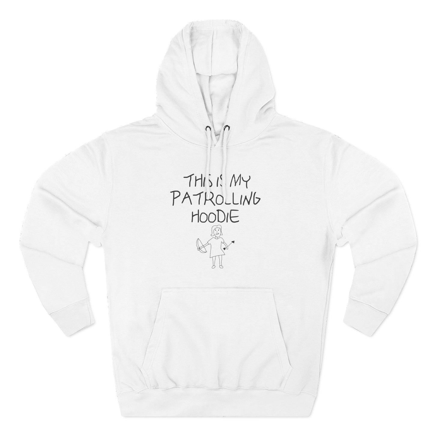 Buffy Inspired "This Is My Patrolling Hoodie" – Premium Three-Panel Fleece Hoodie