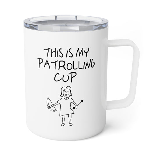 Buffy Inspired "This Is My Patrolling Cup" 10oz Insulated Coffee Mug