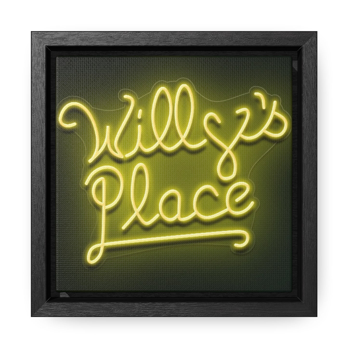 Willy's Place Gallery Canvas Wrap – Square Frame Wall Art