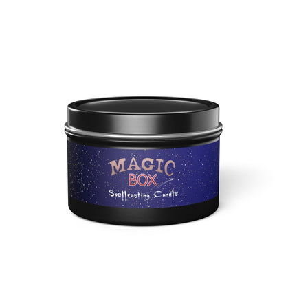 Buffy Inspired Magic Box Spellcasting Tin Candles – Hand-Poured Coconut Soy Wax