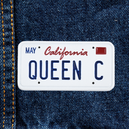 Queen C License Plate